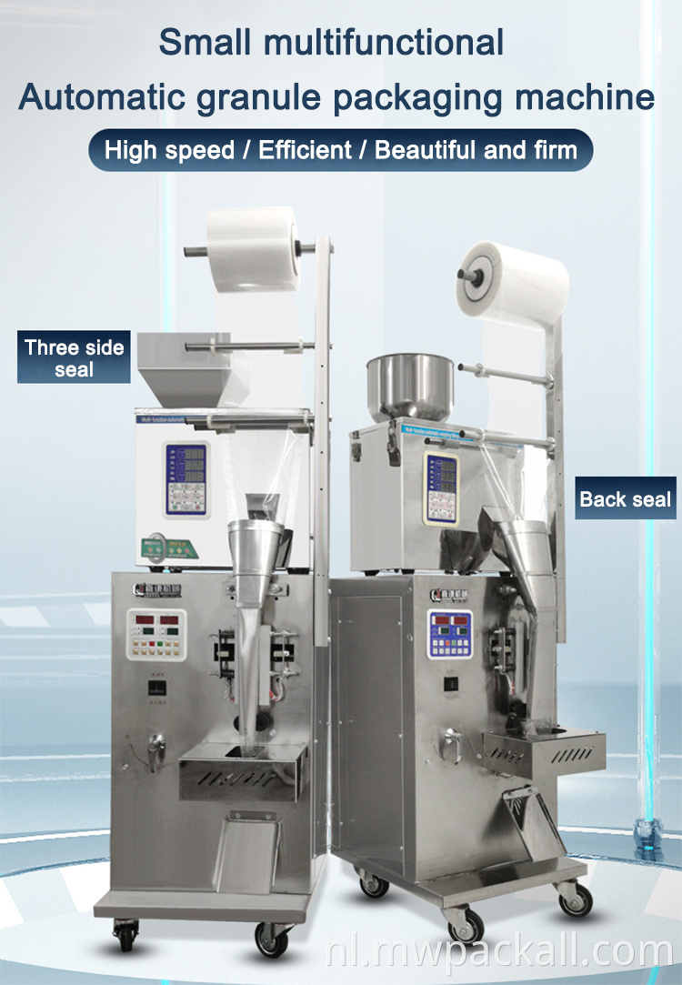 Hoge nauwkeurigheid automatische 5g 10g 15g rijst suiker zakje zakje honing stok vullen verpakkingsmachine